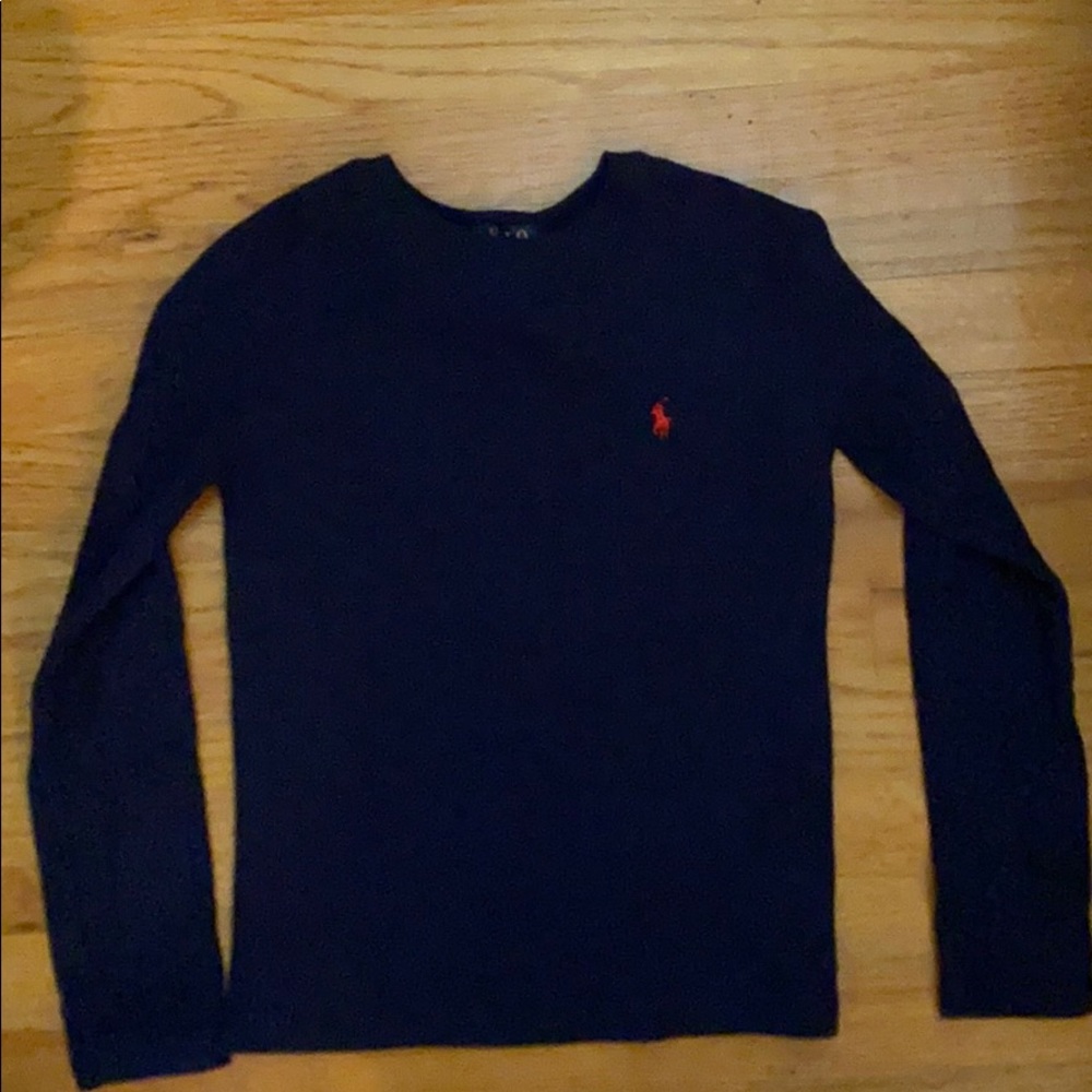 Boys size 8 polo long sleeve thermal